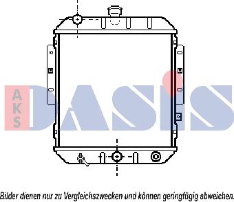 AKS Dasis 360350N - Radiators, Motora dzesēšanas sistēma autodraugiem.lv