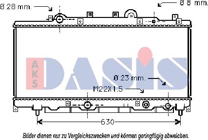 AKS Dasis 300006N - Radiators, Motora dzesēšanas sistēma autodraugiem.lv