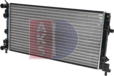 AKS Dasis 330004N - Radiators, Motora dzesēšanas sistēma autodraugiem.lv