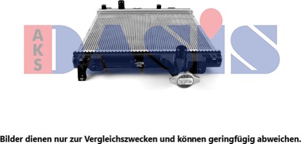 AKS Dasis 320053N - Radiators, Motora dzesēšanas sistēma autodraugiem.lv