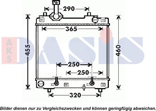 AKS Dasis 320052N - Radiators, Motora dzesēšanas sistēma autodraugiem.lv