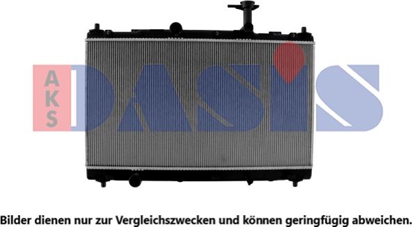 AKS Dasis 320064N - Radiators, Motora dzesēšanas sistēma autodraugiem.lv