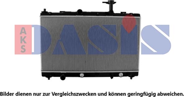 AKS Dasis 320065N - Radiators, Motora dzesēšanas sistēma autodraugiem.lv