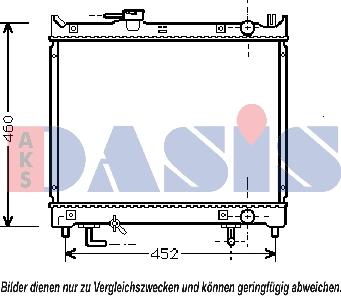 AKS Dasis 320011N - Radiators, Motora dzesēšanas sistēma autodraugiem.lv