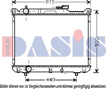 AKS Dasis 320026N - Radiators, Motora dzesēšanas sistēma autodraugiem.lv