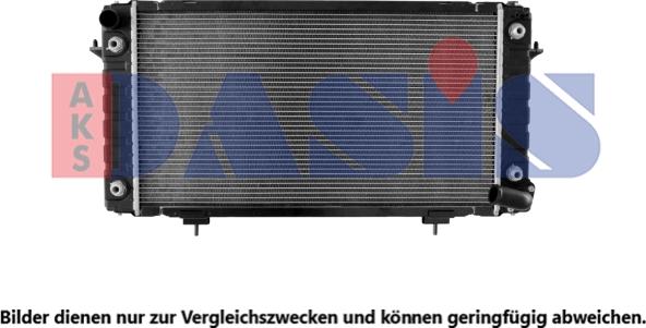 AKS Dasis 370053N - Radiators, Motora dzesēšanas sistēma autodraugiem.lv