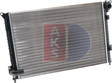 AKS Dasis 370039N - Radiators, Motora dzesēšanas sistēma autodraugiem.lv