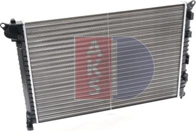 AKS Dasis 370039N - Radiators, Motora dzesēšanas sistēma autodraugiem.lv