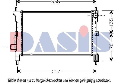 AKS Dasis 370030N - Radiators, Motora dzesēšanas sistēma autodraugiem.lv