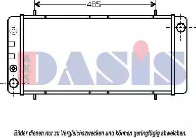 AKS Dasis 370032N - Radiators, Motora dzesēšanas sistēma autodraugiem.lv