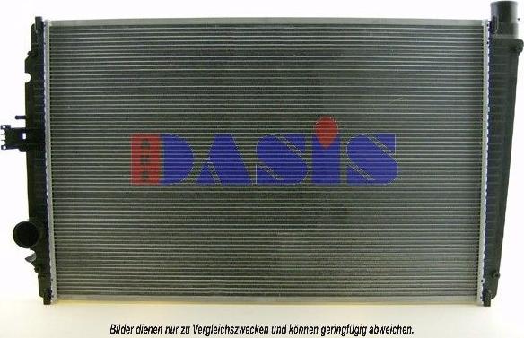 AKS Dasis 290005N - Radiators, Motora dzesēšanas sistēma autodraugiem.lv