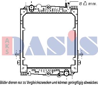 AKS Dasis 290006N - Radiators, Motora dzesēšanas sistēma autodraugiem.lv