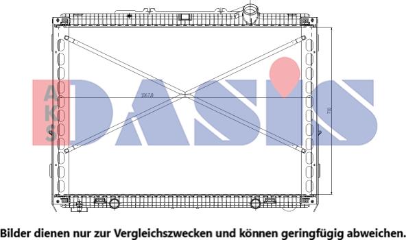 AKS Dasis 290019N - Radiators, Motora dzesēšanas sistēma autodraugiem.lv