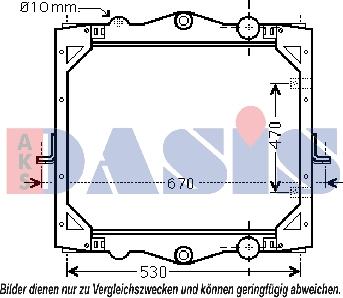 AKS Dasis 290014N - Radiators, Motora dzesēšanas sistēma autodraugiem.lv