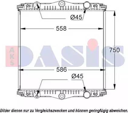 AKS Dasis 290014S - Radiators, Motora dzesēšanas sistēma autodraugiem.lv