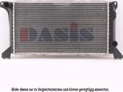 AKS Dasis 250020N - Radiators, Motora dzesēšanas sistēma autodraugiem.lv