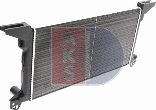 AKS Dasis 250020N - Radiators, Motora dzesēšanas sistēma autodraugiem.lv