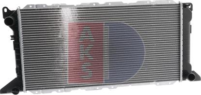 AKS Dasis 250260N - Radiators, Motora dzesēšanas sistēma autodraugiem.lv