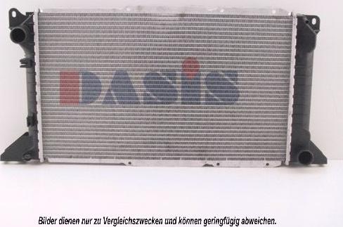 AKS Dasis 250270N - Radiators, Motora dzesēšanas sistēma autodraugiem.lv