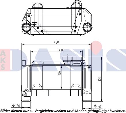 AKS Dasis 266013N - Eļļas radiators, Retarderis autodraugiem.lv