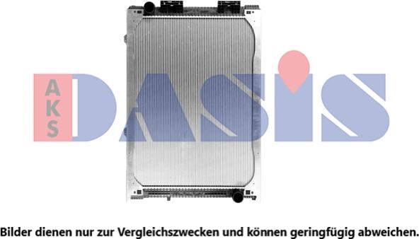 AKS Dasis 260003X - Radiators, Motora dzesēšanas sistēma autodraugiem.lv