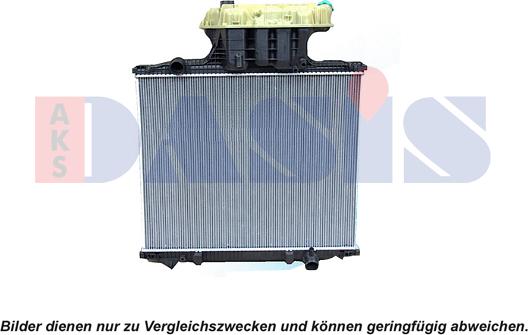 AKS Dasis 260012S - Radiators, Motora dzesēšanas sistēma autodraugiem.lv