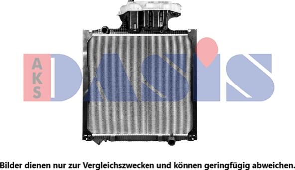 AKS Dasis 260012X - Radiators, Motora dzesēšanas sistēma autodraugiem.lv