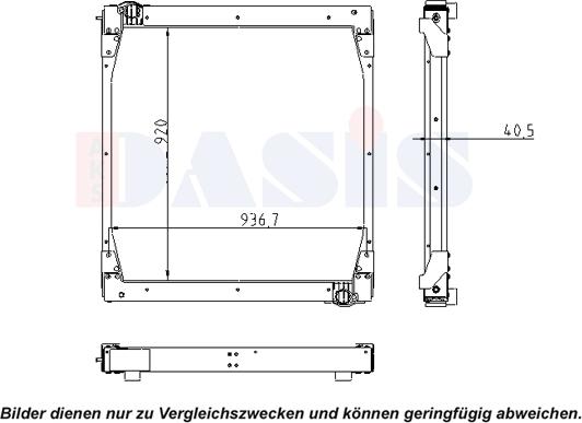 AKS Dasis 260021N - Radiators, Motora dzesēšanas sistēma autodraugiem.lv