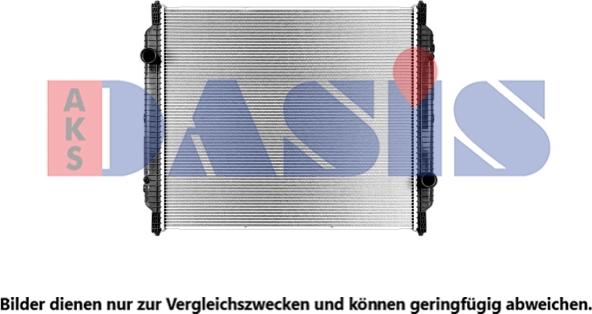 AKS Dasis 260023X - Radiators, Motora dzesēšanas sistēma autodraugiem.lv