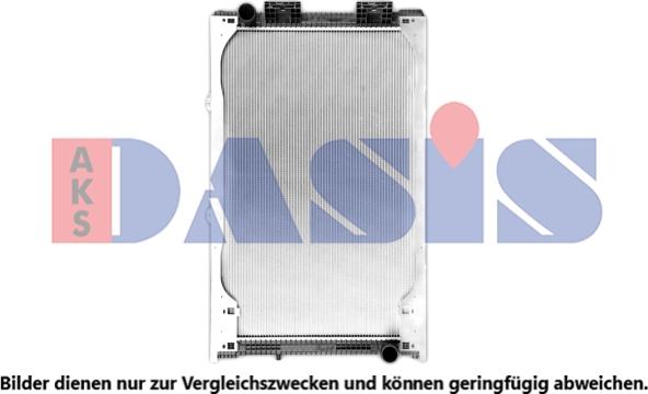 AKS Dasis 260140X - Radiators, Motora dzesēšanas sistēma autodraugiem.lv