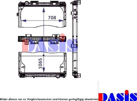 AKS Dasis 260760N - Radiators, Motora dzesēšanas sistēma autodraugiem.lv