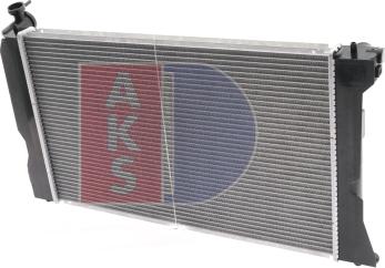 AKS Dasis 210093N - Radiators, Motora dzesēšanas sistēma autodraugiem.lv