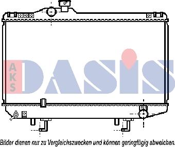 AKS Dasis 210053N - Radiators, Motora dzesēšanas sistēma autodraugiem.lv