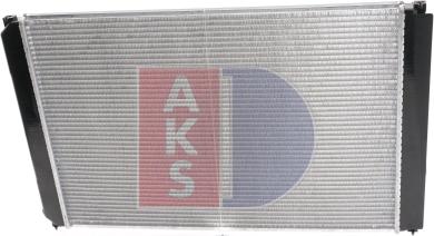 AKS Dasis 210159N - Radiators, Motora dzesēšanas sistēma autodraugiem.lv