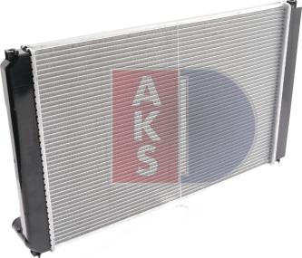 AKS Dasis 210159N - Radiators, Motora dzesēšanas sistēma autodraugiem.lv