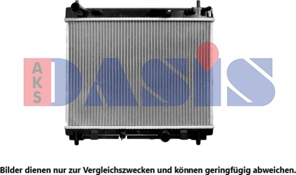 AKS Dasis 210185N - Radiators, Motora dzesēšanas sistēma autodraugiem.lv