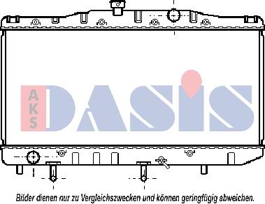 AKS Dasis 210360N - Radiators, Motora dzesēšanas sistēma autodraugiem.lv