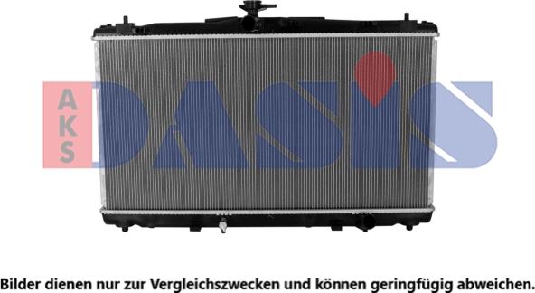 AKS Dasis 210284N - Radiators, Motora dzesēšanas sistēma autodraugiem.lv