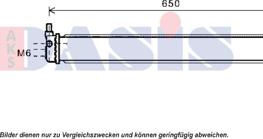 AKS Dasis 210236N - Radiators, Motora dzesēšanas sistēma autodraugiem.lv