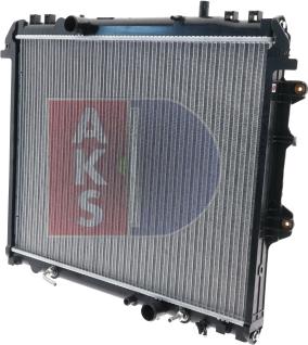 AKS Dasis 210232N - Radiators, Motora dzesēšanas sistēma autodraugiem.lv