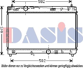 AKS Dasis 210220N - Radiators, Motora dzesēšanas sistēma autodraugiem.lv