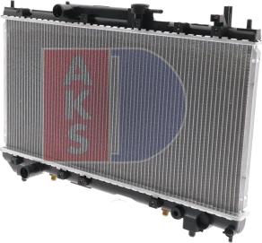 AKS Dasis 211980N - Radiators, Motora dzesēšanas sistēma autodraugiem.lv