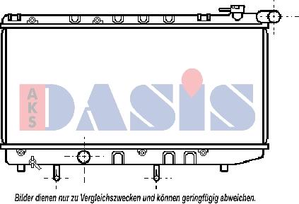 AKS Dasis 211470N - Radiators, Motora dzesēšanas sistēma autodraugiem.lv