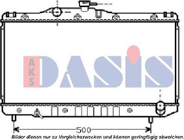 AKS Dasis 211500N - Radiators, Motora dzesēšanas sistēma autodraugiem.lv