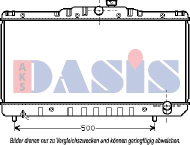 AKS Dasis 211030N - Radiators, Motora dzesēšanas sistēma autodraugiem.lv