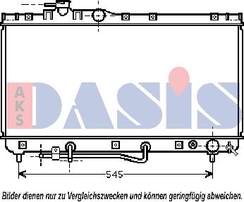 AKS Dasis 211730N - Radiators, Motora dzesēšanas sistēma autodraugiem.lv