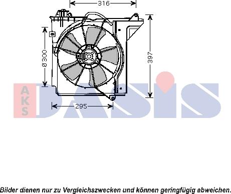 AKS Dasis 218033N - Ventilators, Motora dzesēšanas sistēma autodraugiem.lv