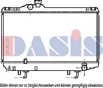 AKS Dasis 213250N - Radiators, Motora dzesēšanas sistēma autodraugiem.lv