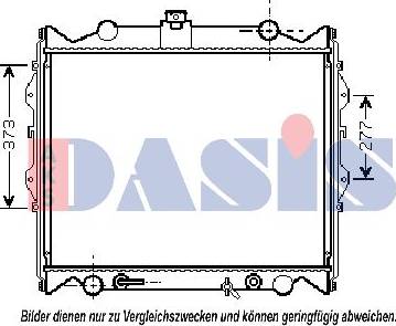 AKS Dasis 212000N - Radiators, Motora dzesēšanas sistēma autodraugiem.lv