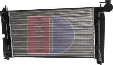 AKS Dasis 212031N - Radiators, Motora dzesēšanas sistēma autodraugiem.lv